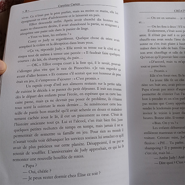 Caroline Carton, Creature, thriller, horreur